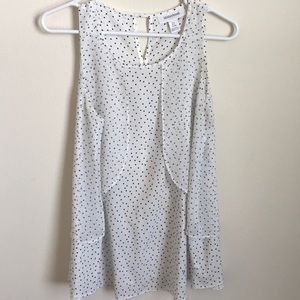 Polka Dot Motherhood Maternity Blouse